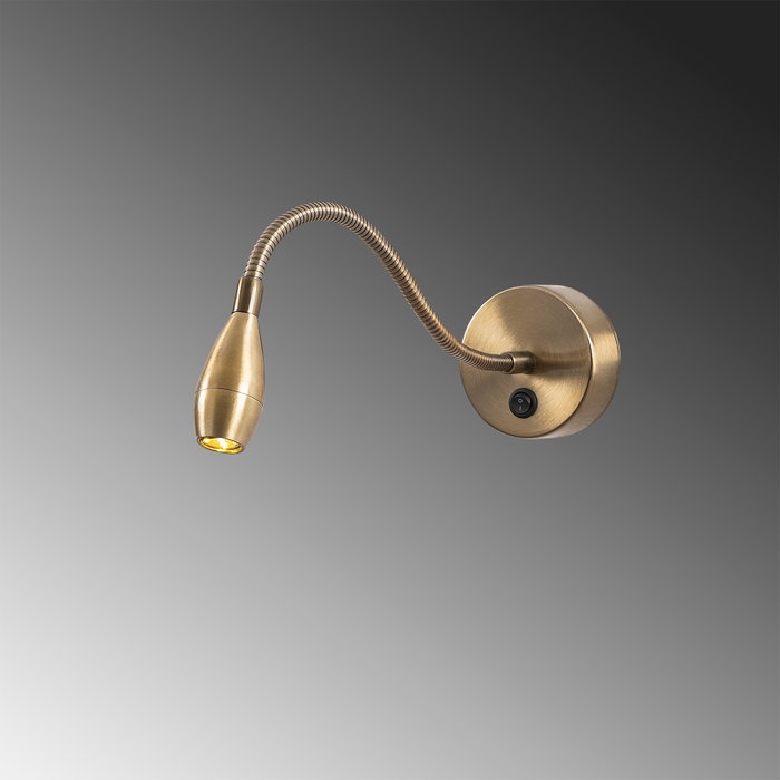 Opviq Lámpara de Pared Vintage Cobre con Altura Ajustable